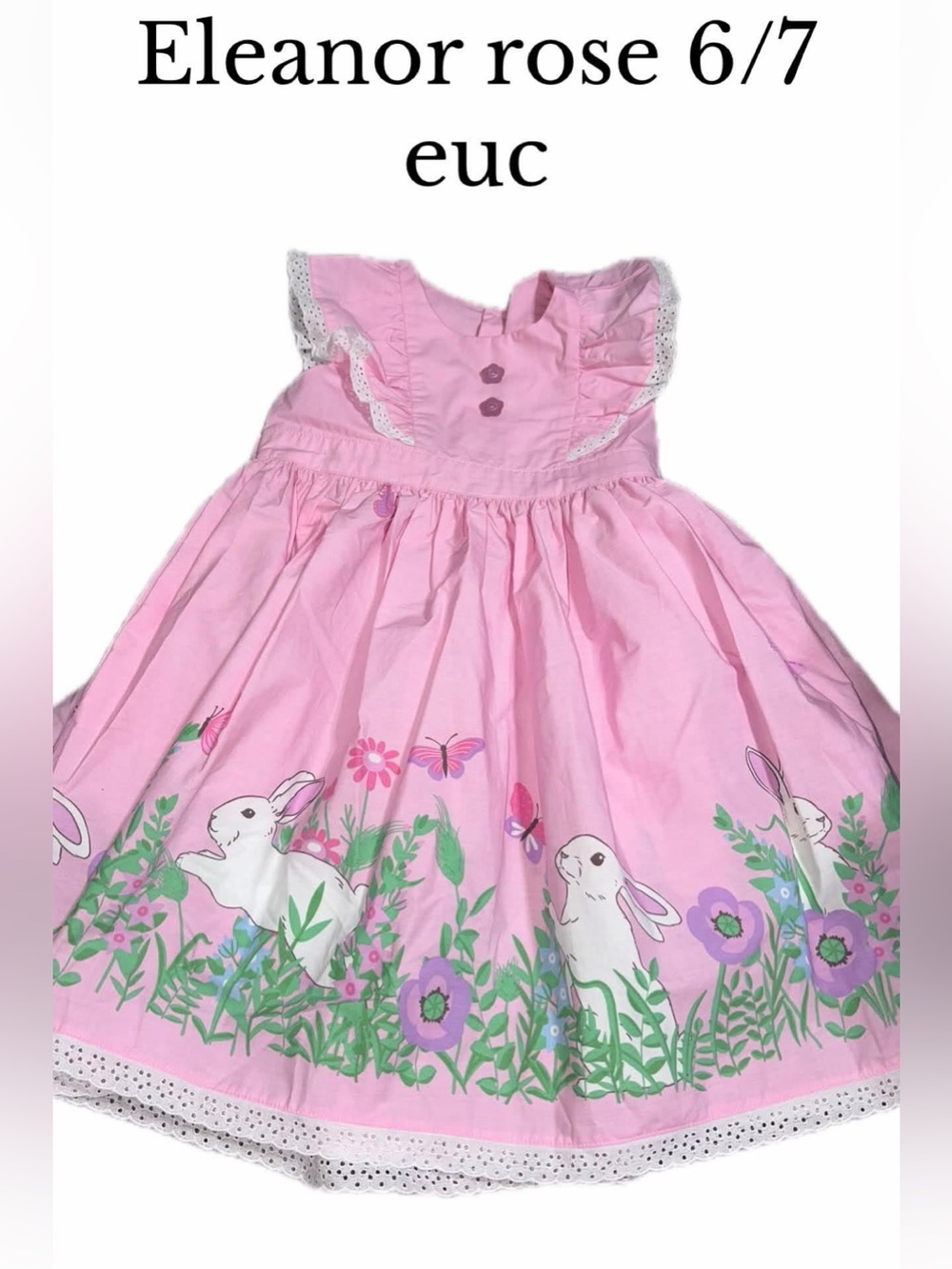 Eleanor rose 6/7 bunny dress